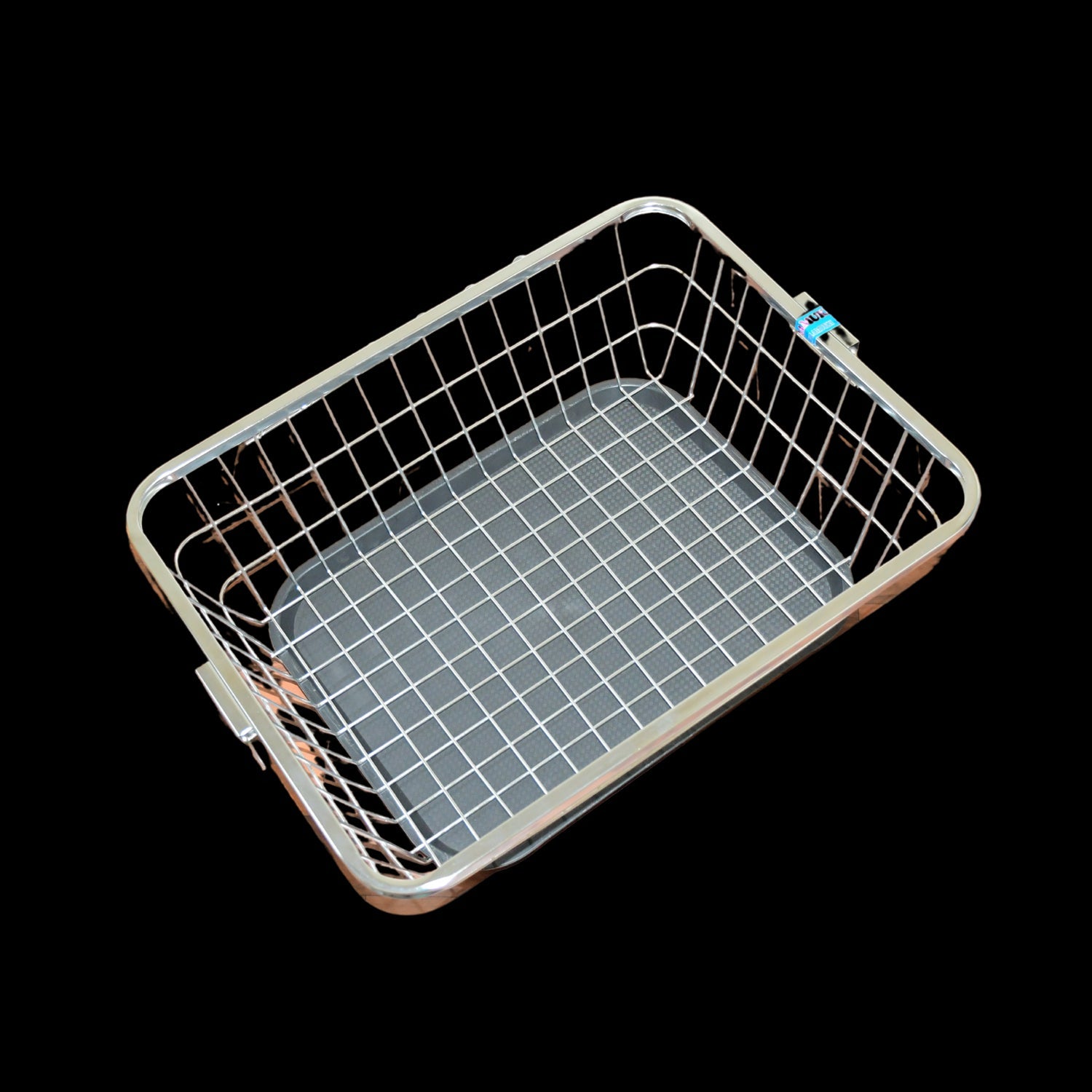 5853 Dish Drainer Rack With Drip Tray Stainless Steel Dish Drainer Rack with Drip Tray, Utensil Drying Stand for Kitchen Plate Rack Bartan Basket for Kitchen Utensils/Dish Drying Rack with Drainer/Bartan Basket/Plate Stand ( 57 x 45 x 19 cm) 5853 Dish Drainer Rack With Drip Tray Stainless Steel Dish Drainer Rack with Drip Tray, Utensil Drying Stand for Kitchen Plate Rack Bartan Basket for Kitchen Utensils/Dish Drying Rack with Drainer/Bartan Basket/Plate Stand ( 57 x 45 x 19 cm)